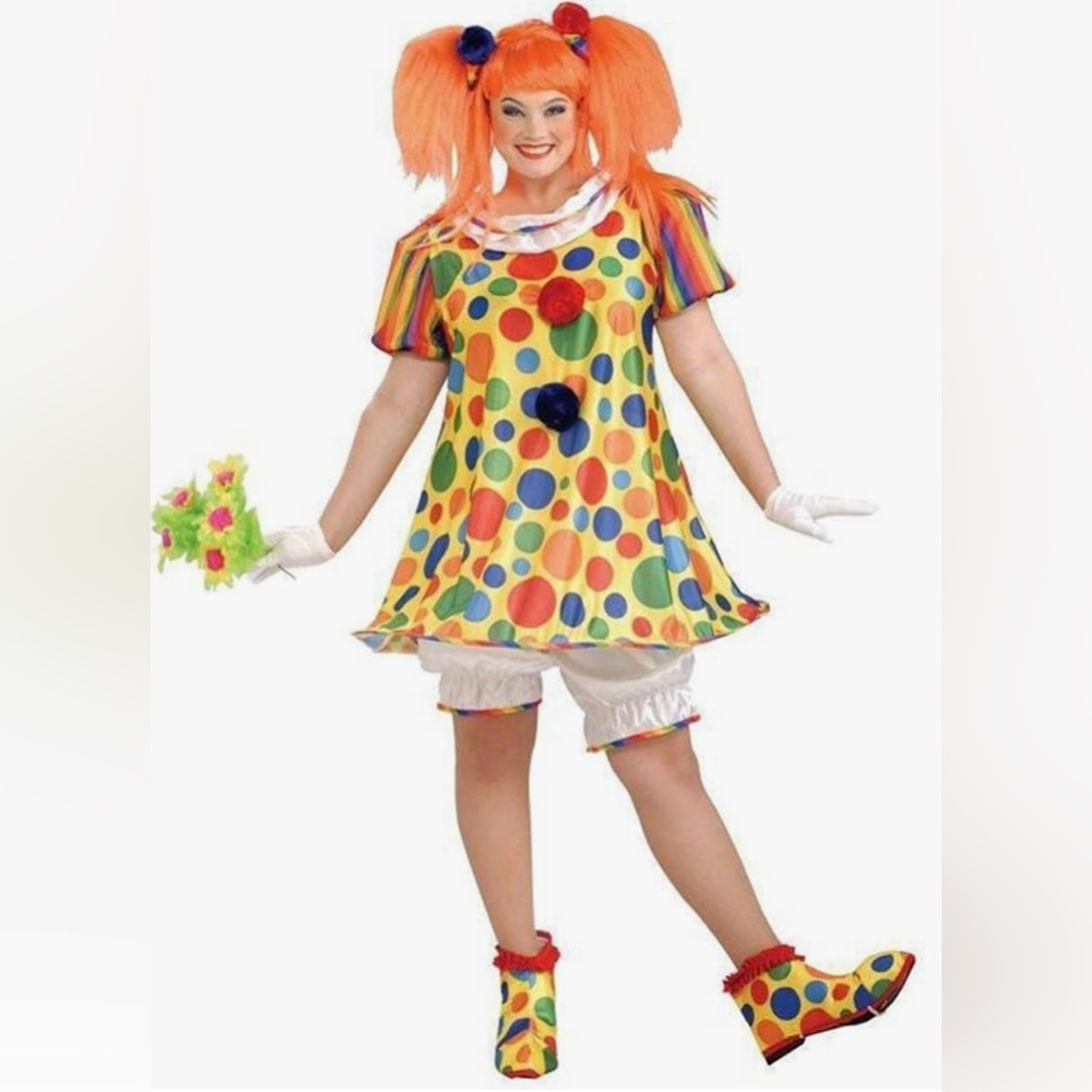Giggles the Clown Adult Plus Size Costume